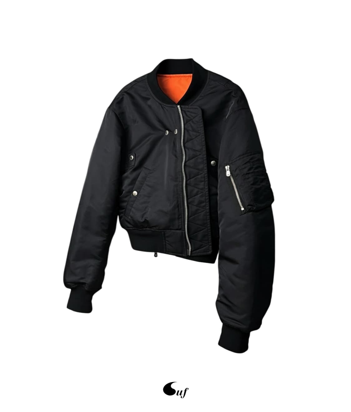 2way cropped bomber jacket 상품이미지1