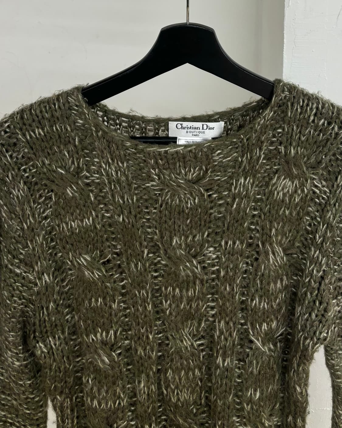 크리스찬 디올 그린 라운드넥 니트 상품이미지2