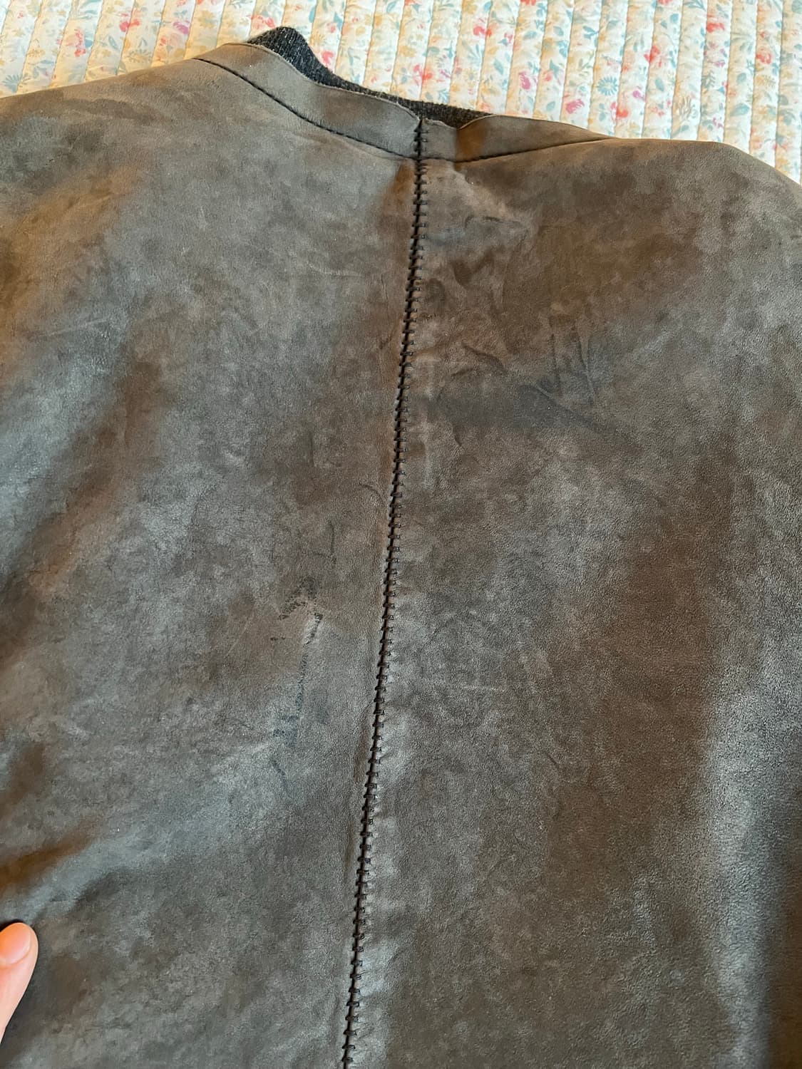 시리즈 누벅 램스킨 포데로사 집업 점퍼 레더 가죽 자켓 95 상품이미지6