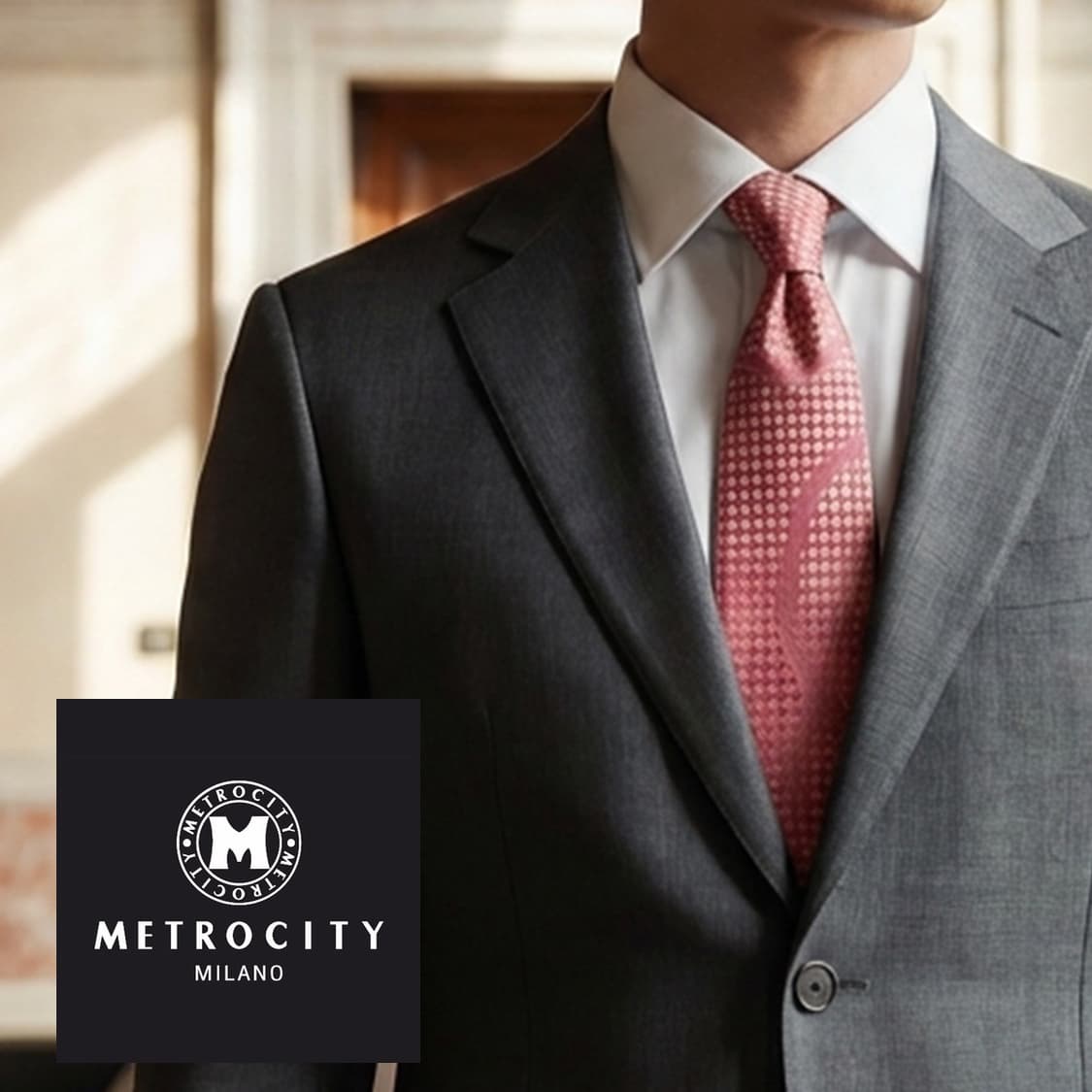 메트로시티 인디핑크 자카드 패턴 넥타이 8.6cm A+등급 K2004
 상품이미지1