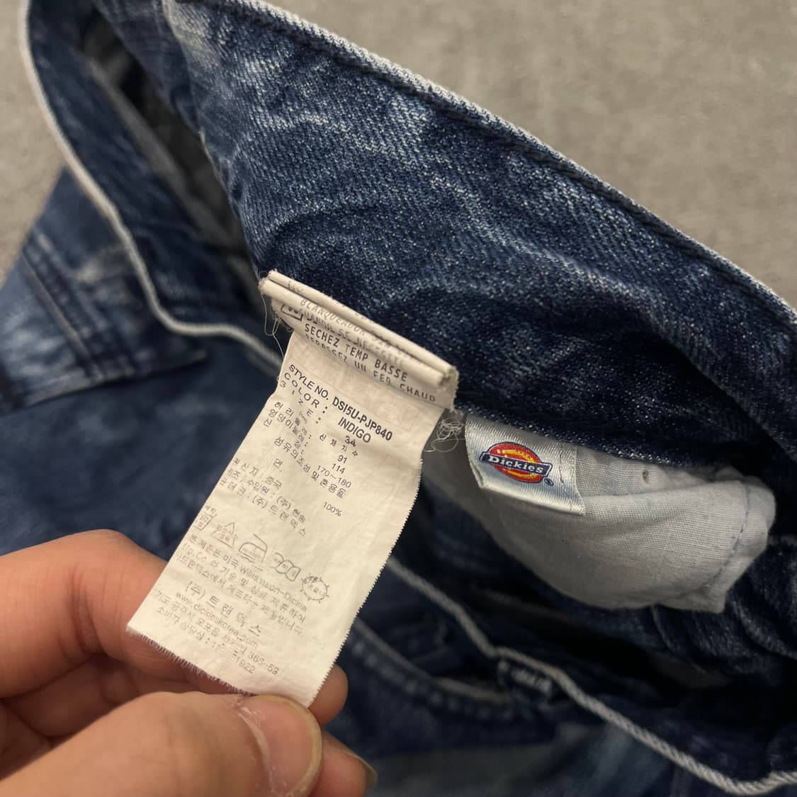 34 디키즈 워싱 데님 팬츠 상품이미지8