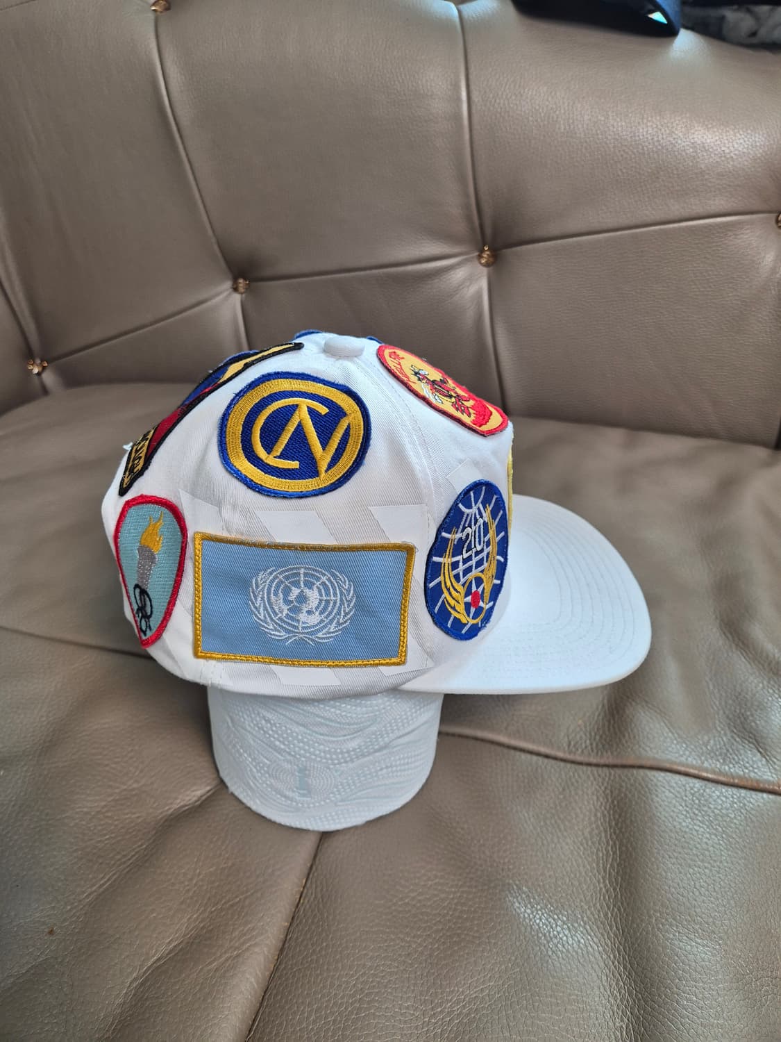 OFF WHITE 패치 모자 남자 프리 새상품급 상품이미지4