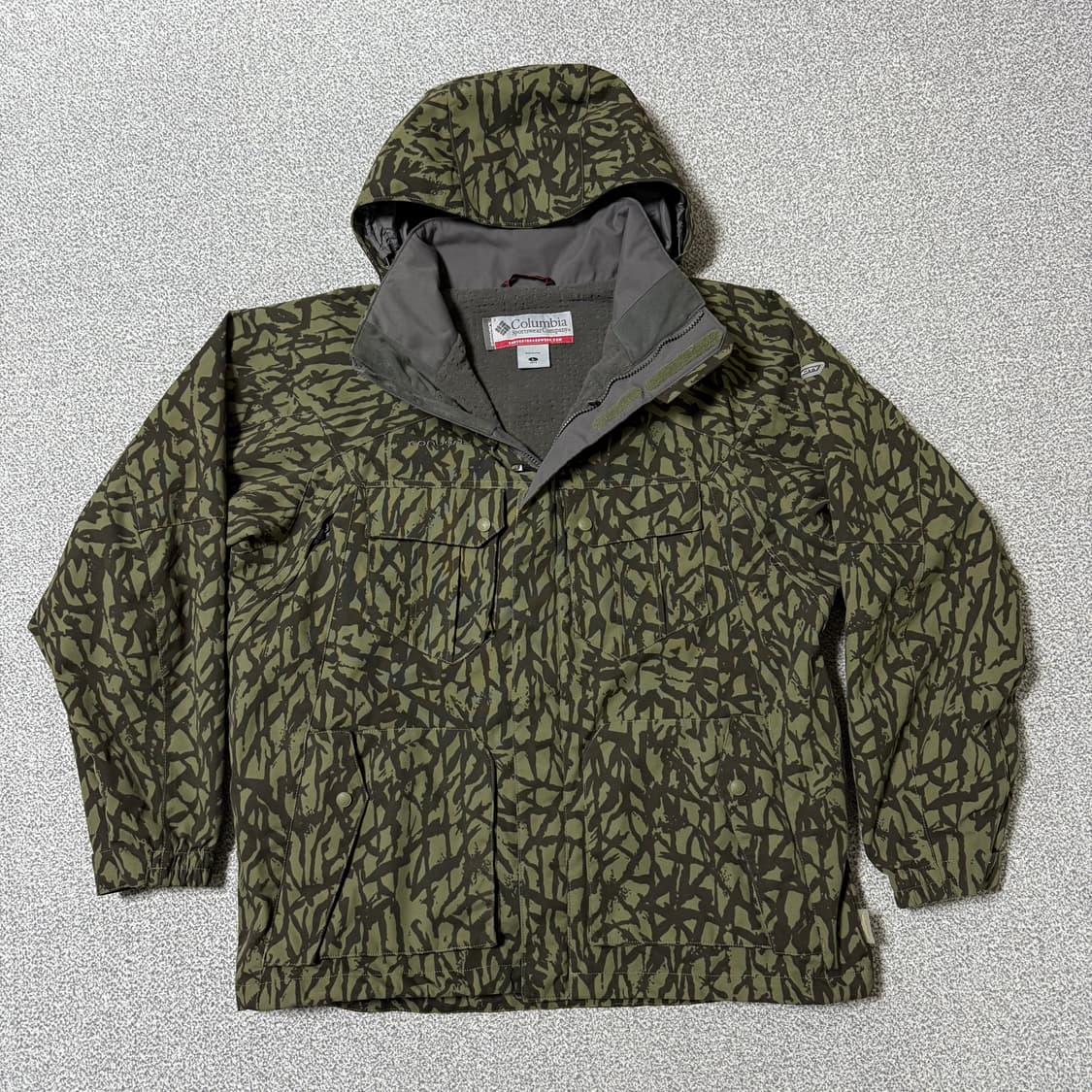컬럼비아 00s Convert 카모플라쥬 바람막이 105-110 상품이미지4