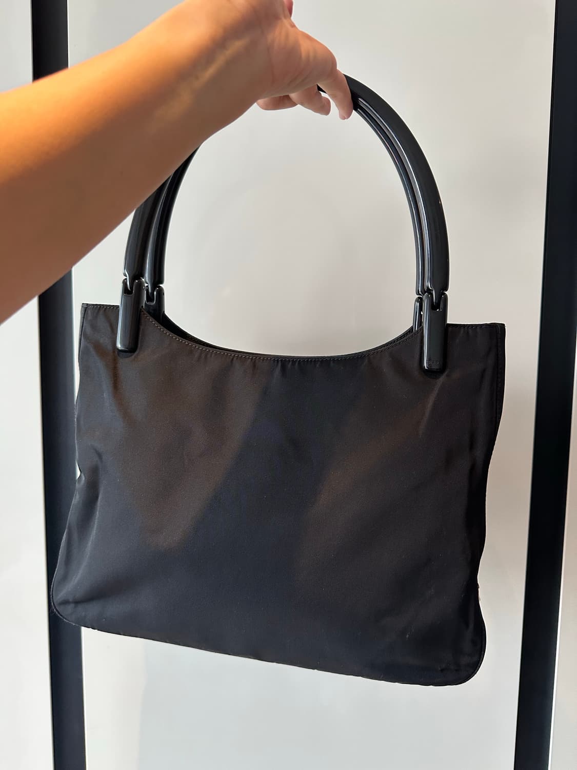 프라다 블랙 토트백 상품이미지4