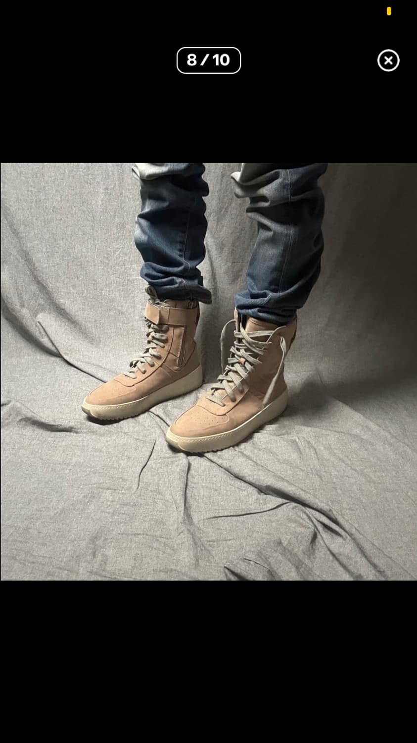 Fear of God 밀리터리 스니커즈 하이탑 상품이미지8