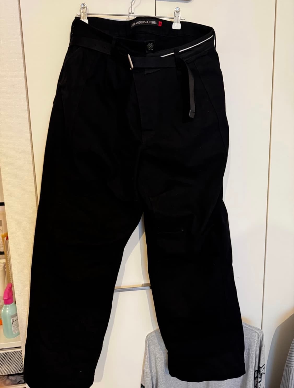 앤더슨벨 크로스오버 와이드 진 팬츠 상품이미지5