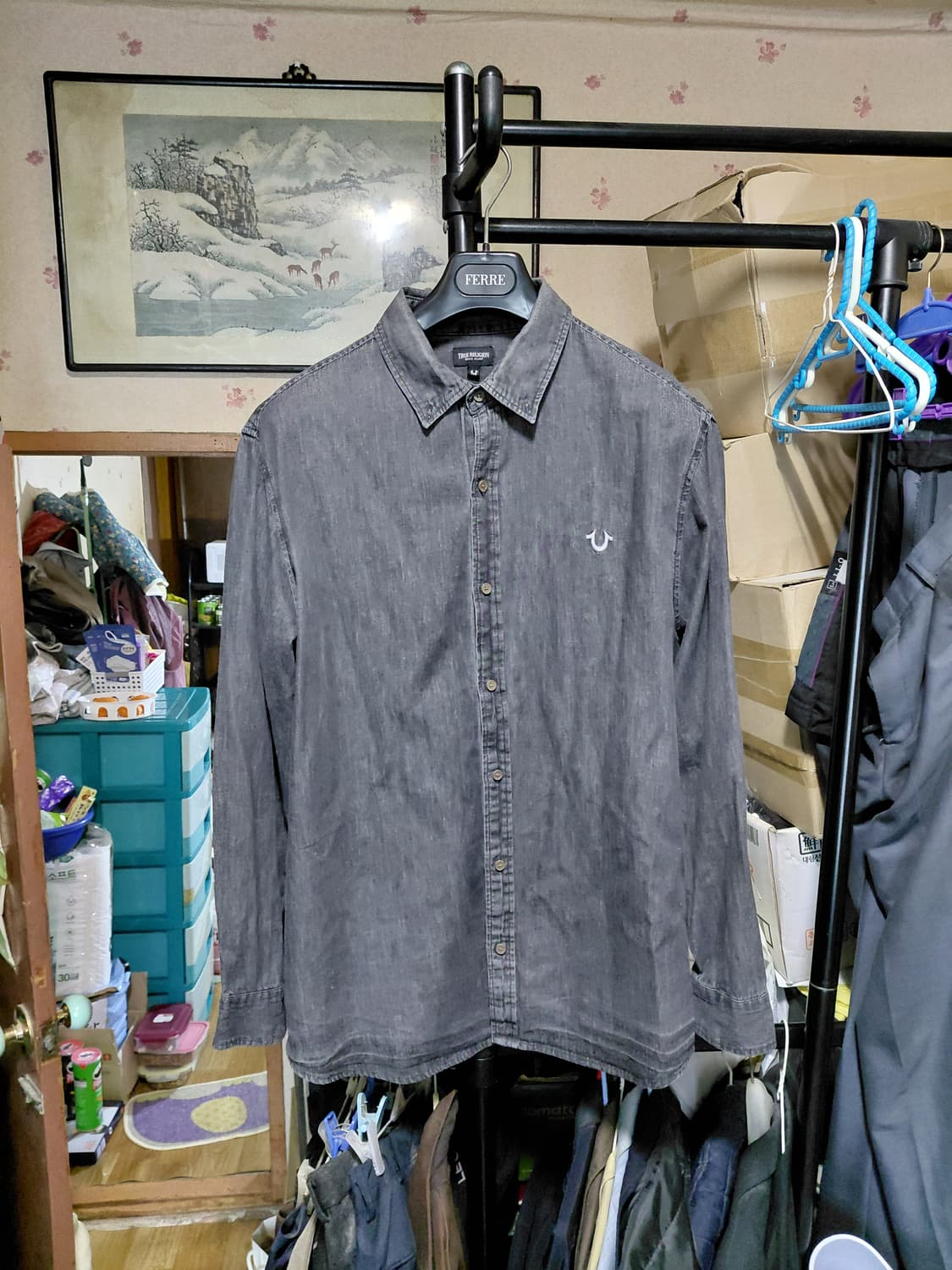 [트루릴리젼]데님 셔츠 110사이즈 상품이미지1