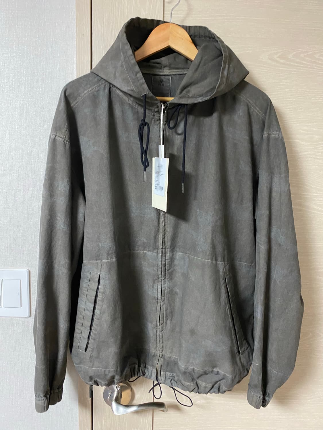 [2] 폴리테루 집 후디 파카 카모 베이지 상품이미지1