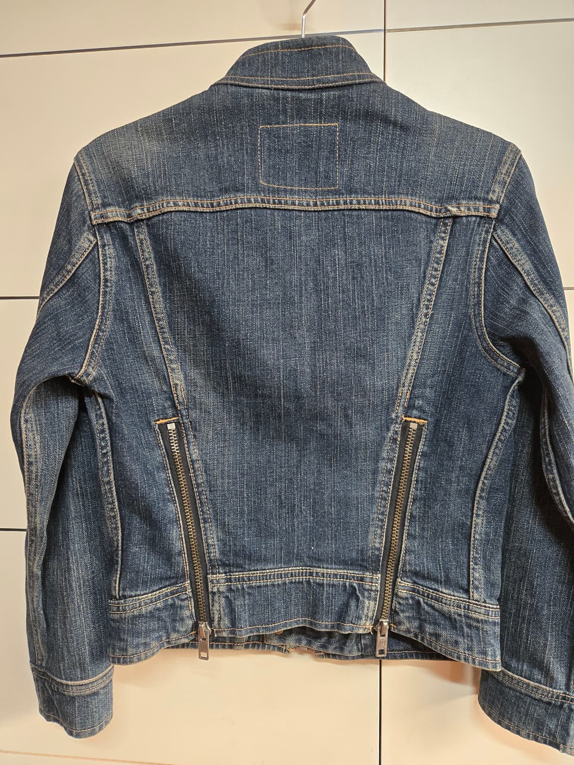 리바이스 여성 세미크롭 차이나카라 청자켓(딱붙핏) 상품이미지6