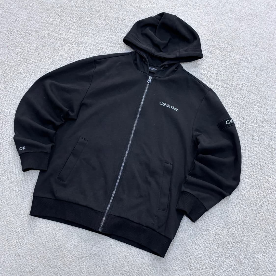L 캘빈클라인 남성 후드 집업 자켓 0421E 상품이미지1