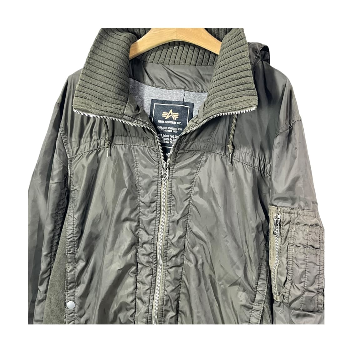 [ALPHA INDUSTRIES] 알파 인더스트리 후드집업 MA-1   상품이미지3