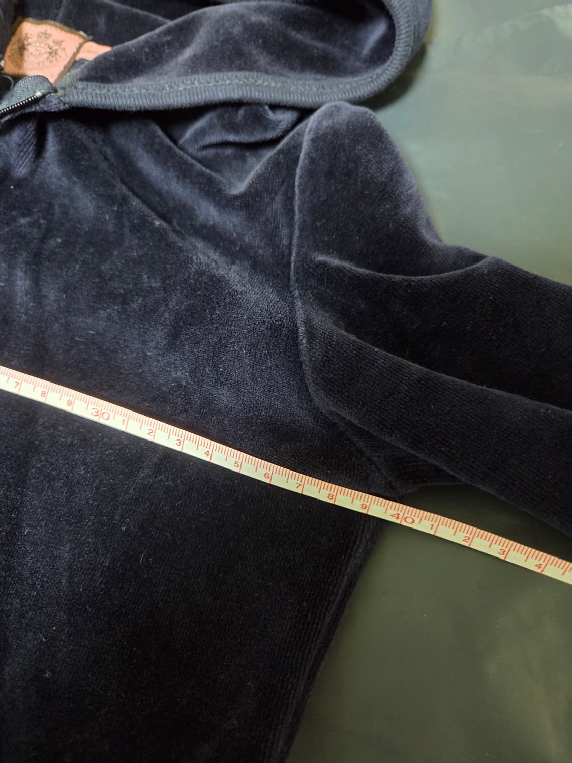 쥬시꾸뛰르 네이비핑크 후드집업 상품이미지5