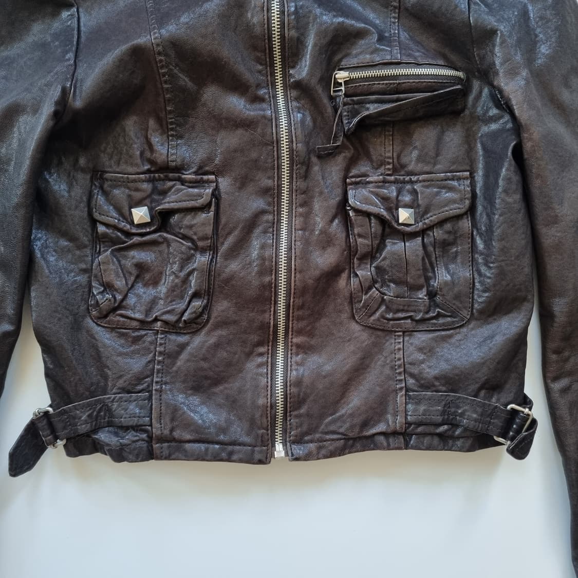 빈티지 램스킨 레더자켓  상품이미지4