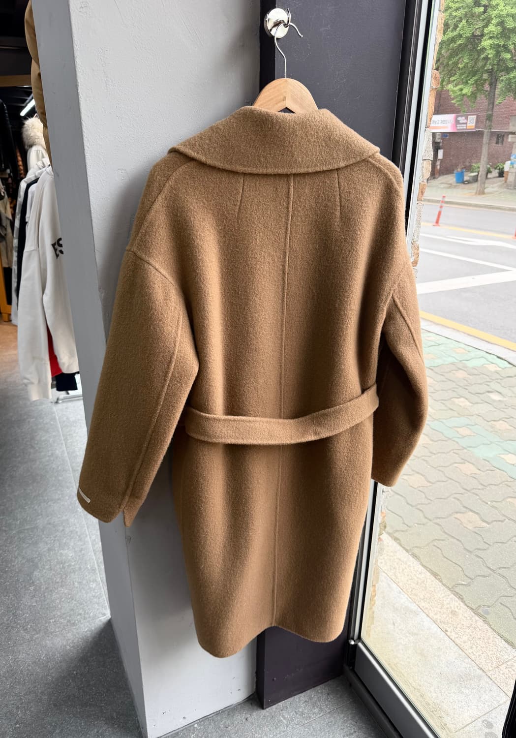 .IT44/ S 막스마라 앙고라 벨티드 롱슬리브 코트 상품이미지9