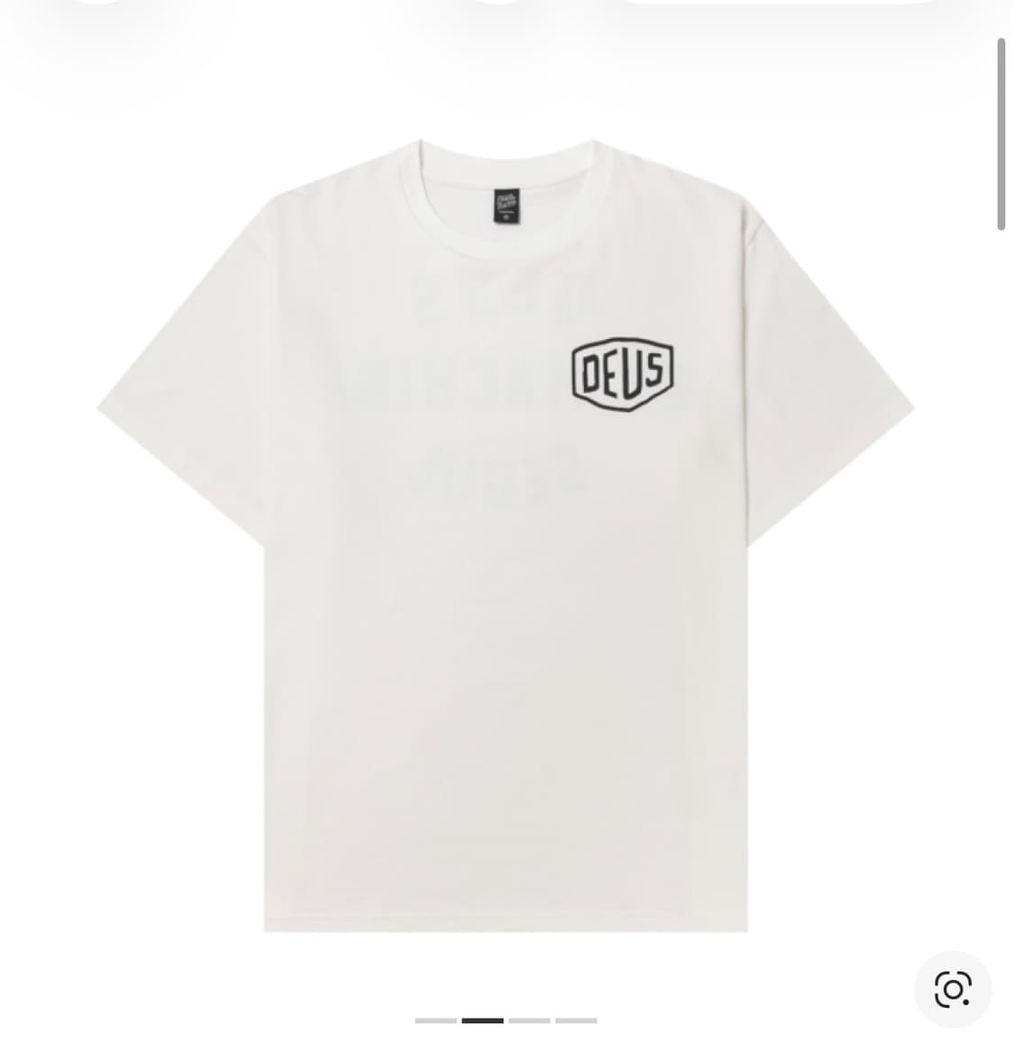 데우스 엑스 마키나 서울 컬리지 어드레스 반팔 티셔츠 화이트 L 상품이미지1