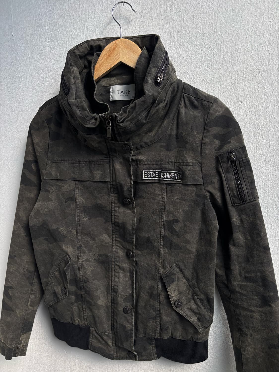 Vintage Camo High-Neck Jacket  상품이미지5