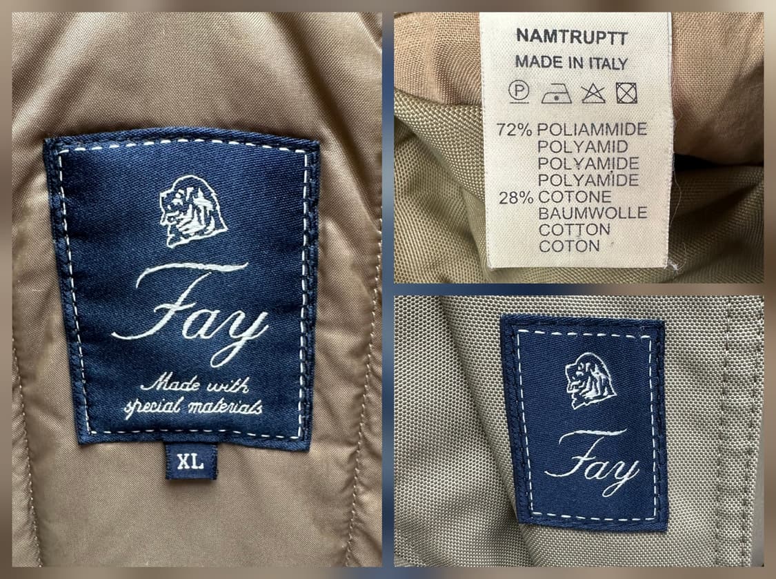 FAY 간치니 버클 레이어드 코트 XL(110) 판매 상품이미지5