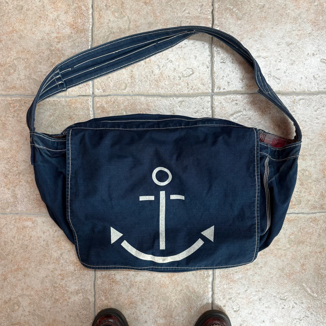 Jerado canvas messenger bag USN 상품이미지1