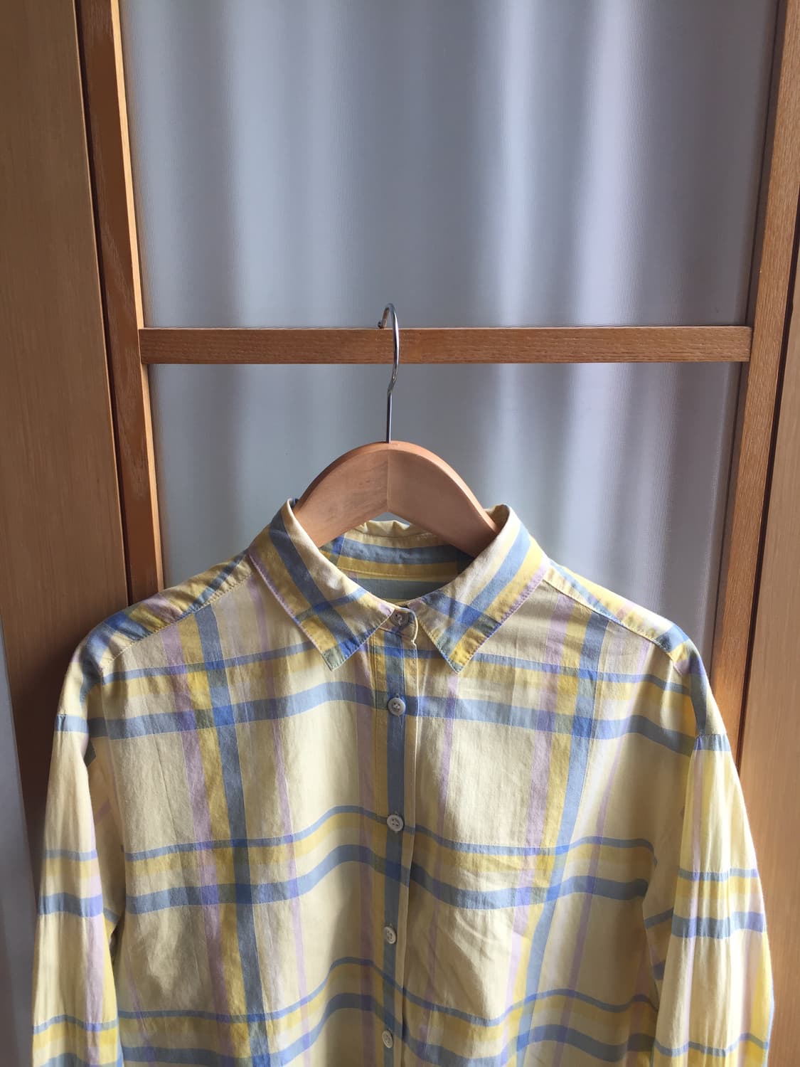 vintage check shirt 상품이미지5