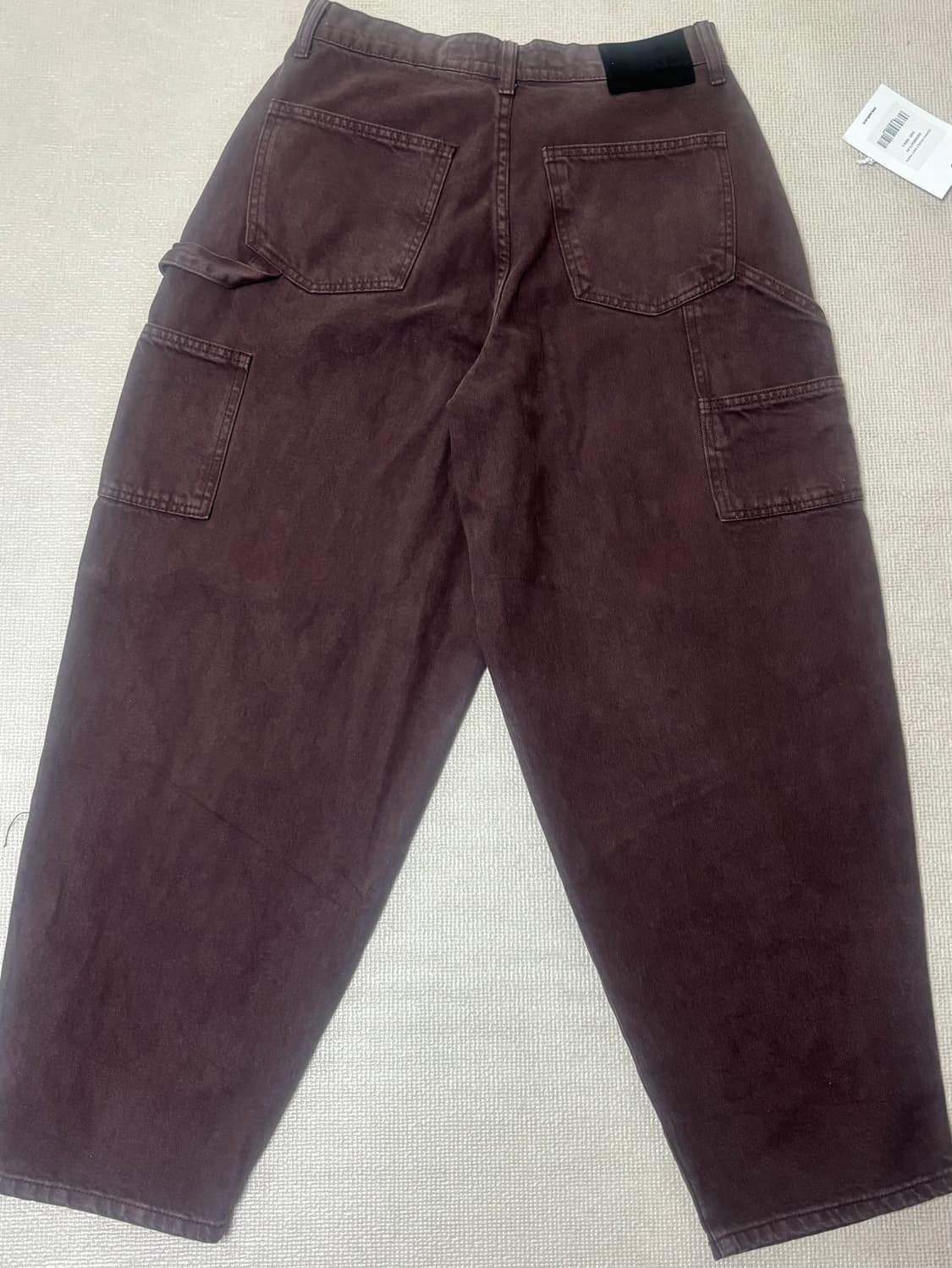 CURVED DOUBLE KNEE PANTS [BROWN] 상품이미지5