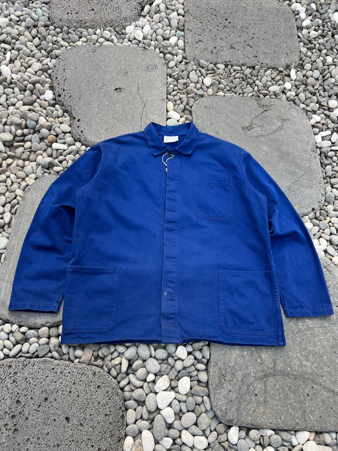 OLD VINTAGE  HBT FRENCH 헤링본트윌코튼 프렌치워크자켓 상품이미지1