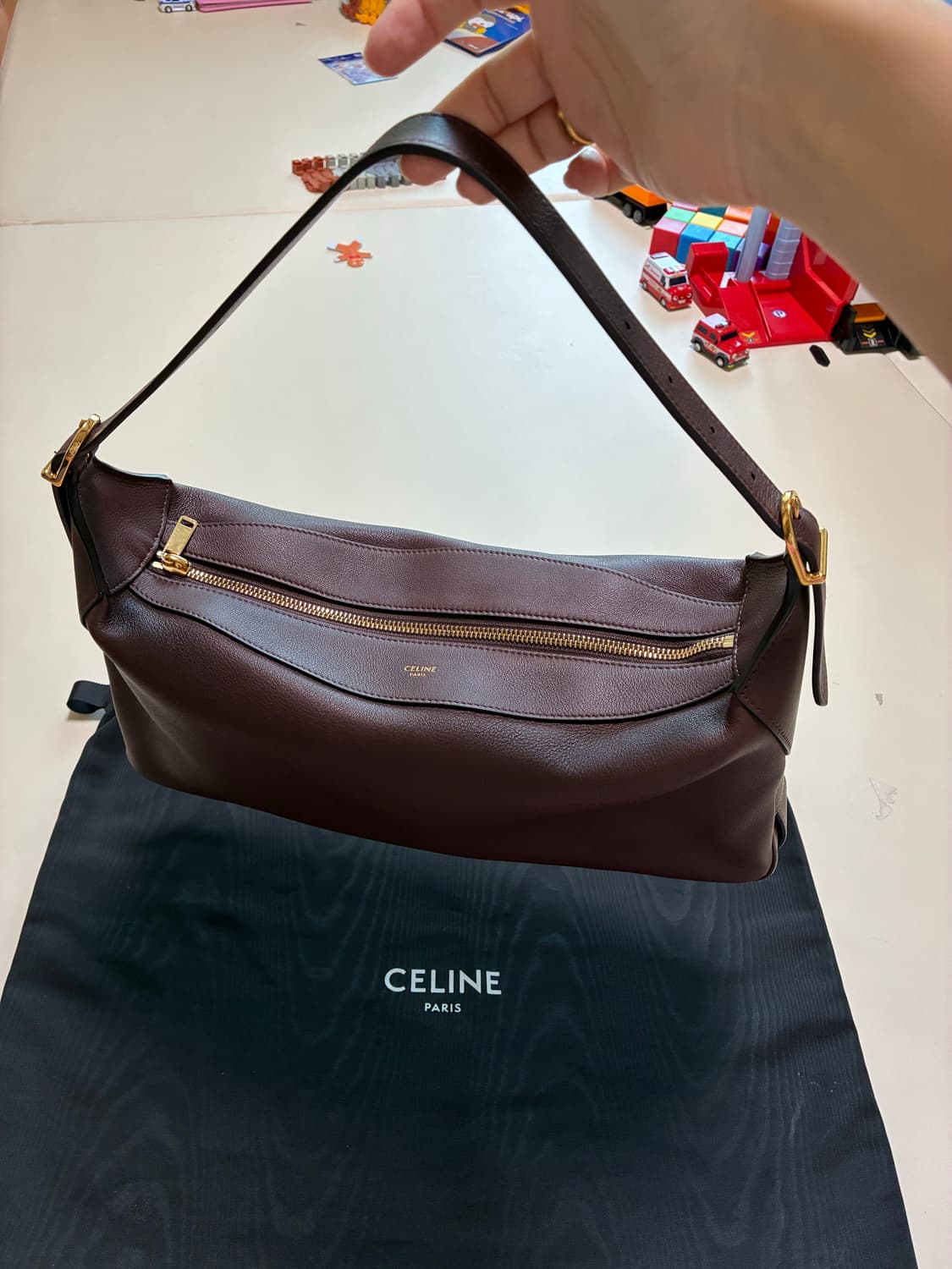 셀린느 로미백 버건디 미듐 상품이미지3