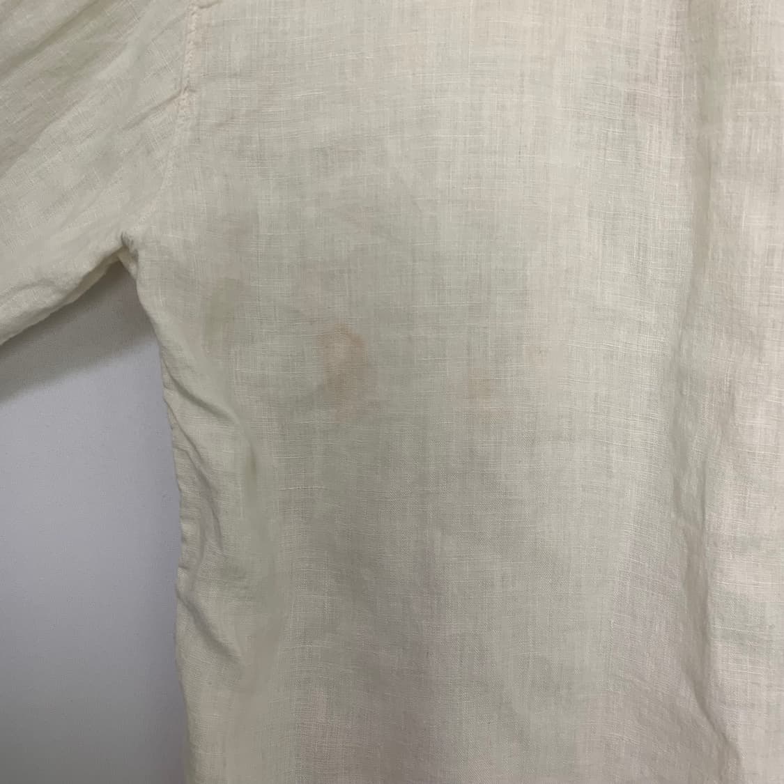 CP컴퍼니 빈티지 린넨 셔츠 아이보리 남성 루즈핏 남녀공옹 상품이미지6