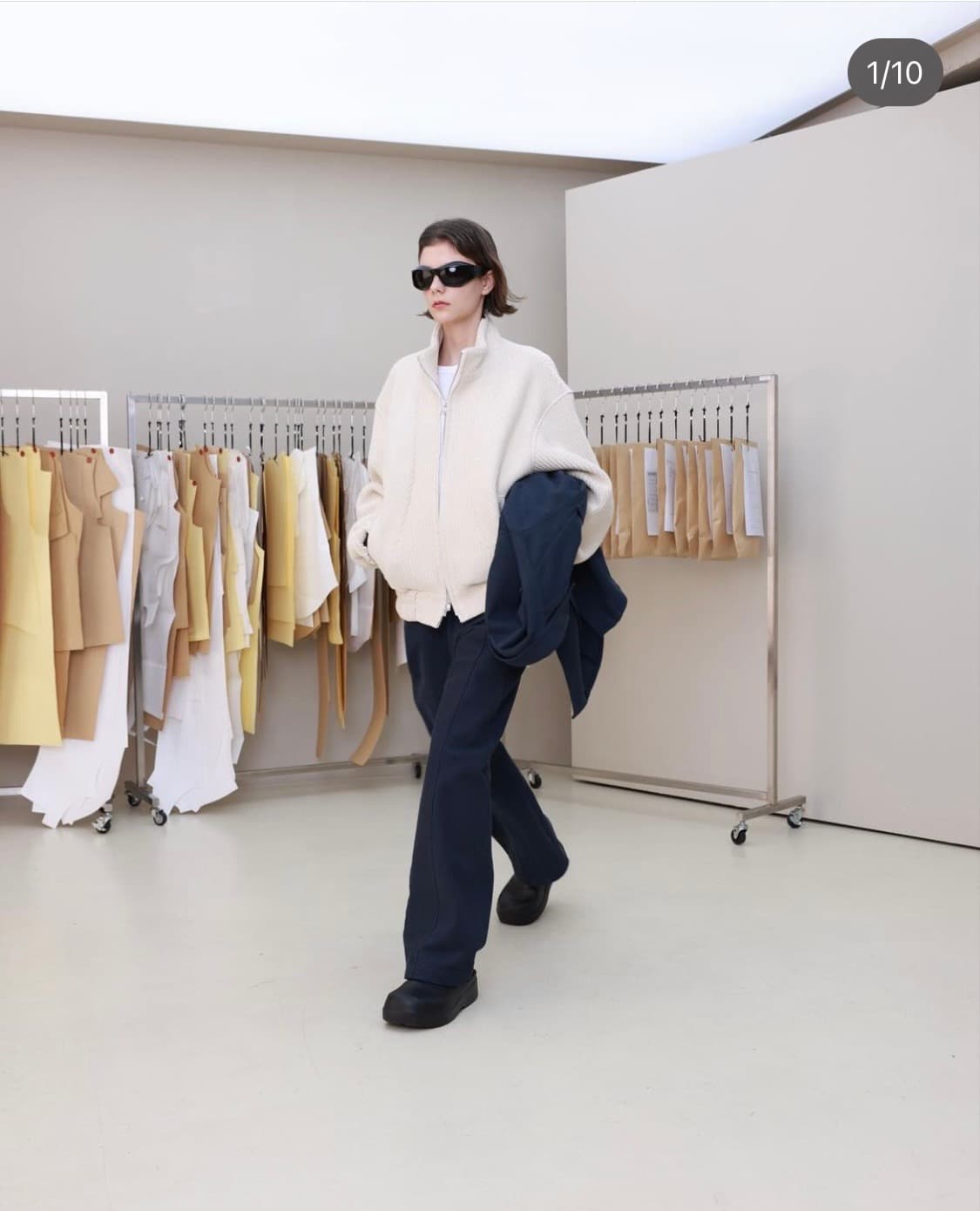 yiyae 네이비 팬츠m 상품이미지3