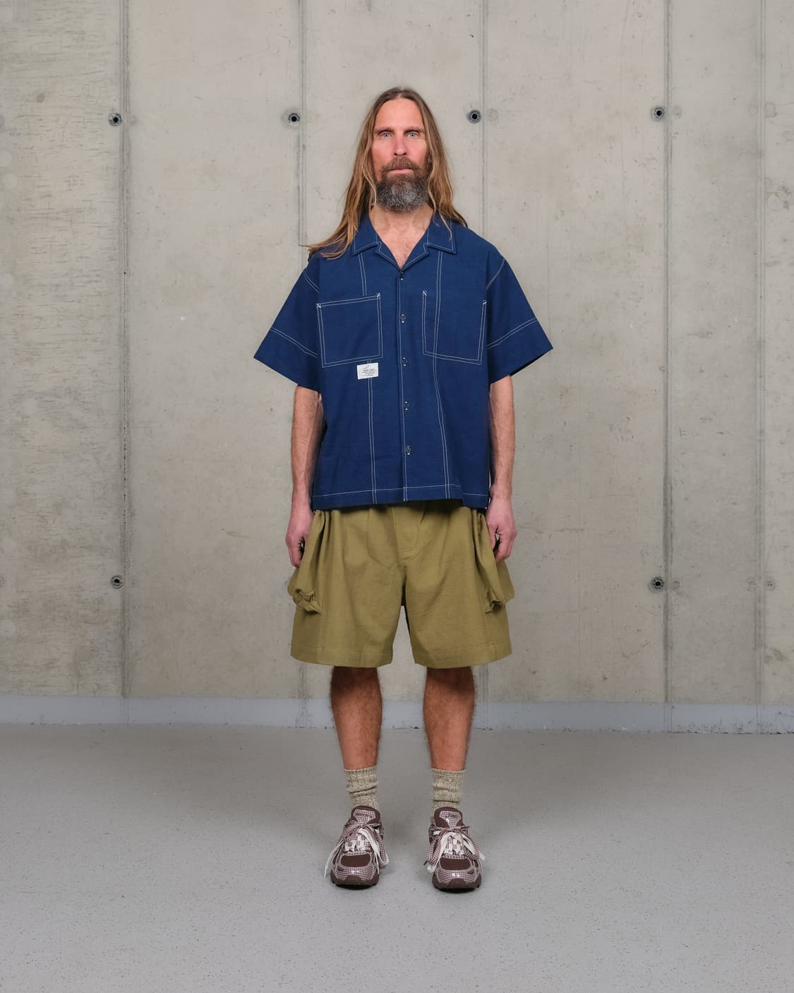 story mfg 솔트 반바지 카키 s사이즈 새상품 상품이미지7