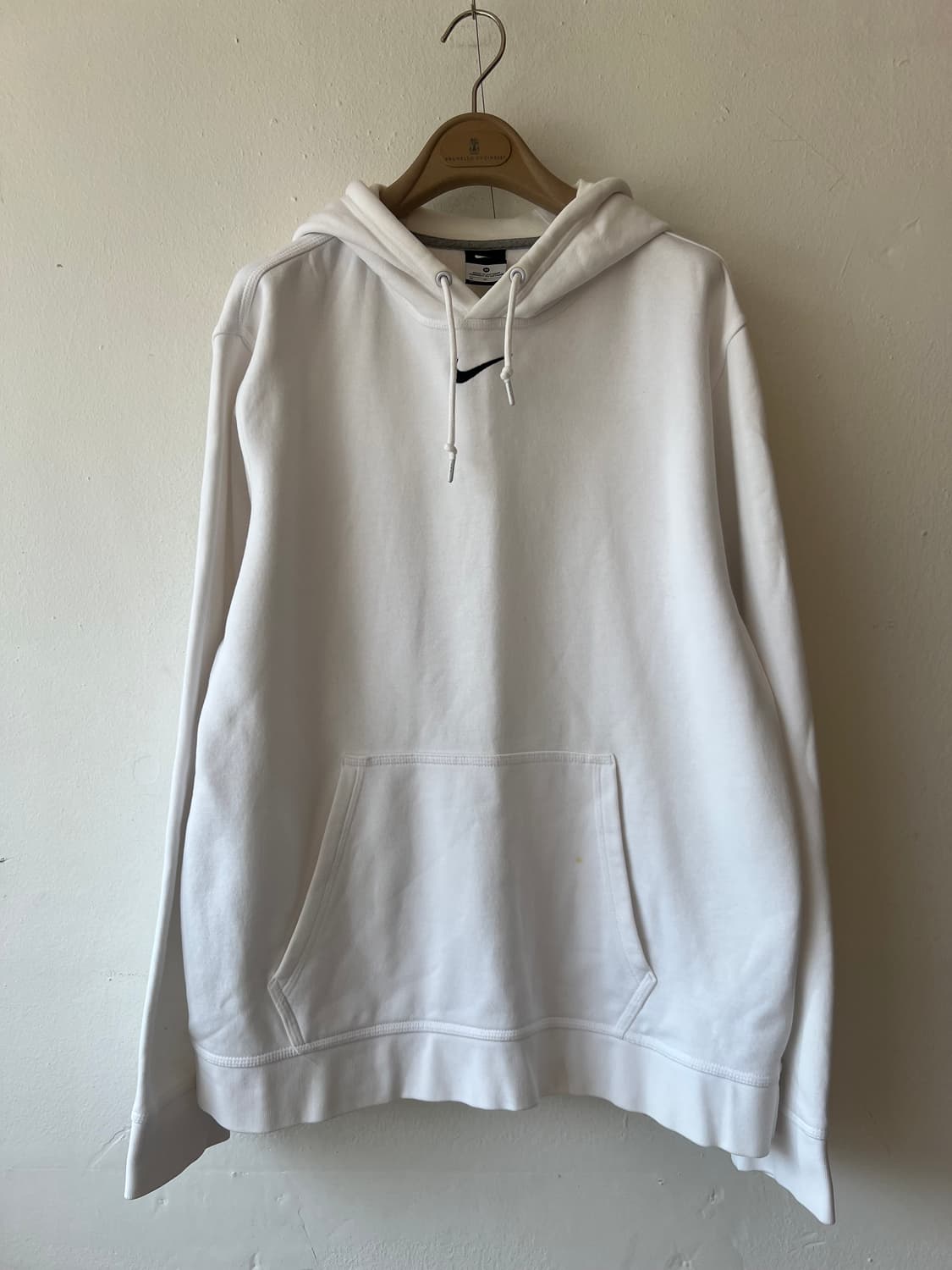 나이키 남성 아이보리 후드티셔츠 기모후드티 상품이미지2