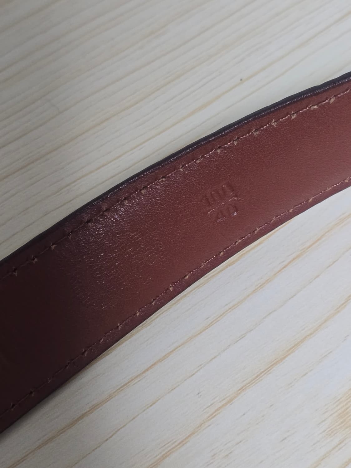 Canali 카날리 브라운 크로커 빈티지 벨트  상품이미지6