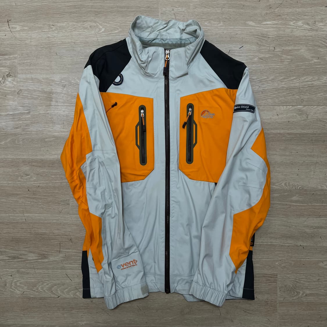 로우알파인 E-vent 고어텍스 배색 바람막이 자켓 [오렌지] M/95 상품이미지1