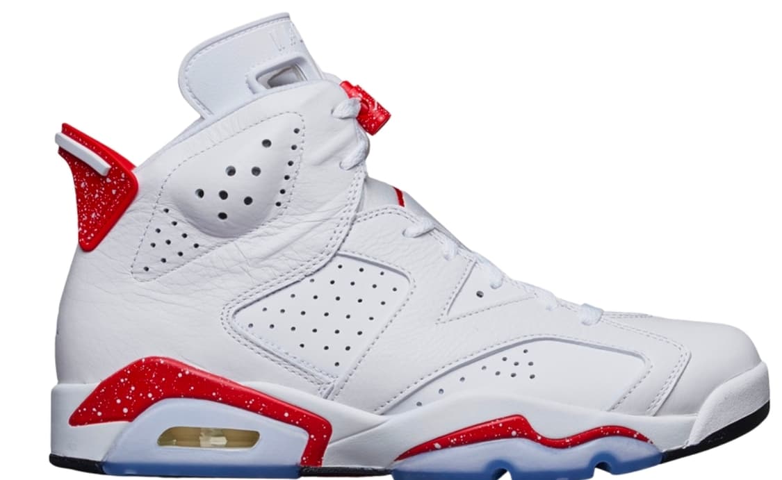에어조던6 레트로 화이트 앤 유니버시티 레드 상품이미지2