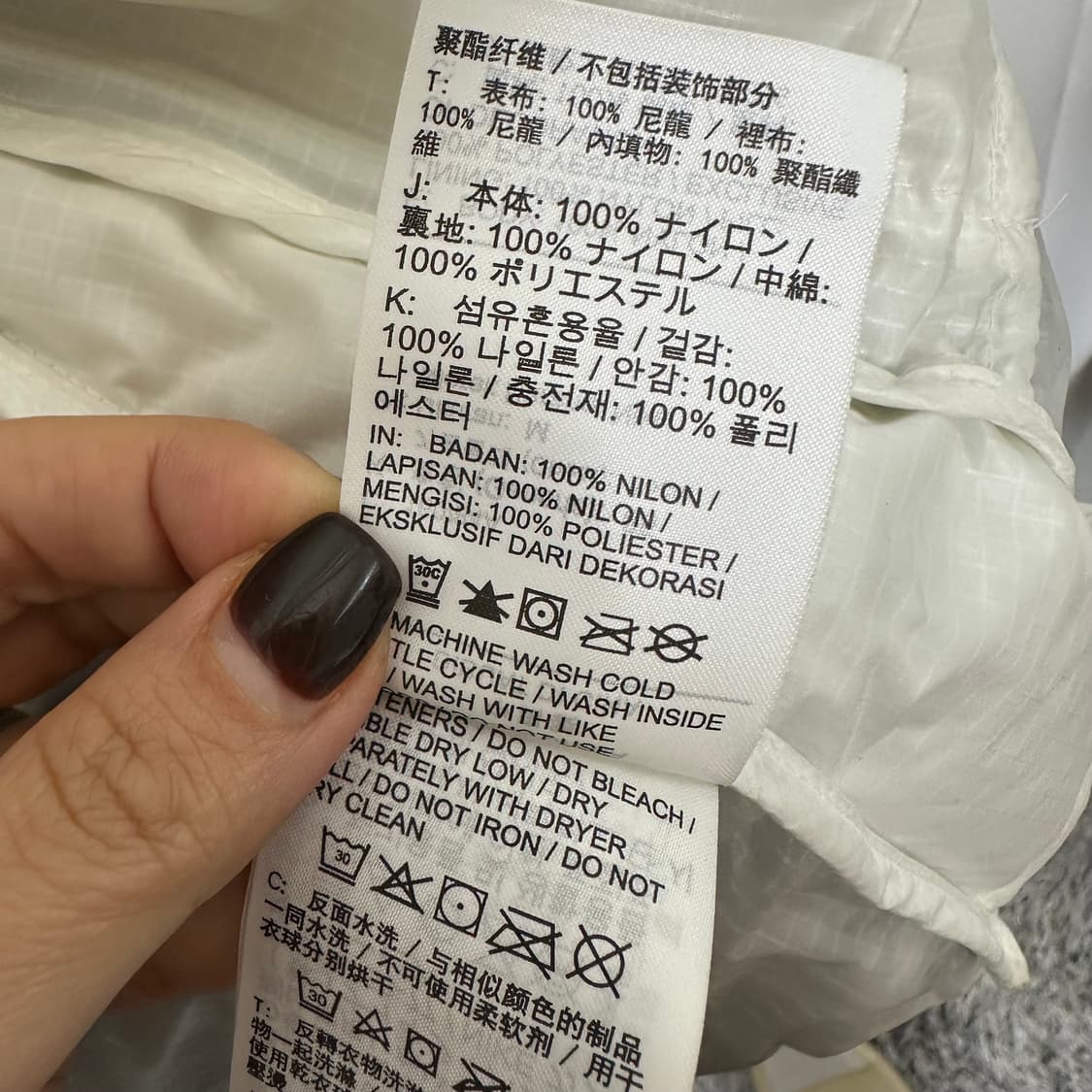   나이키 여자 가벼운 후드패딩 M 85 상품이미지10