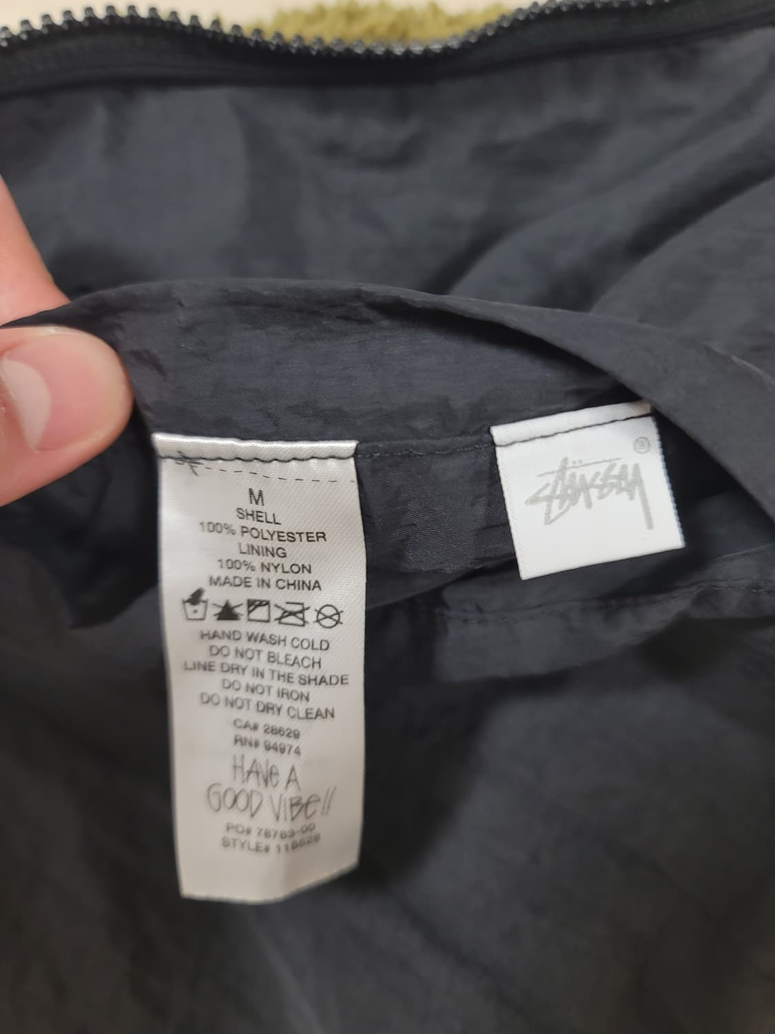 [M] 스투시 쉐르파 리버시블 조끼베스트 올리브 상품이미지4