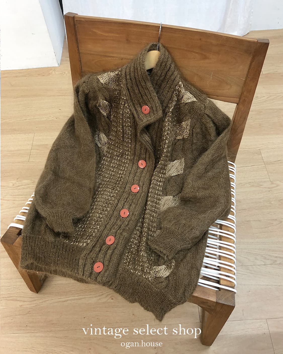 vintage winter tree cardigan 상품이미지1