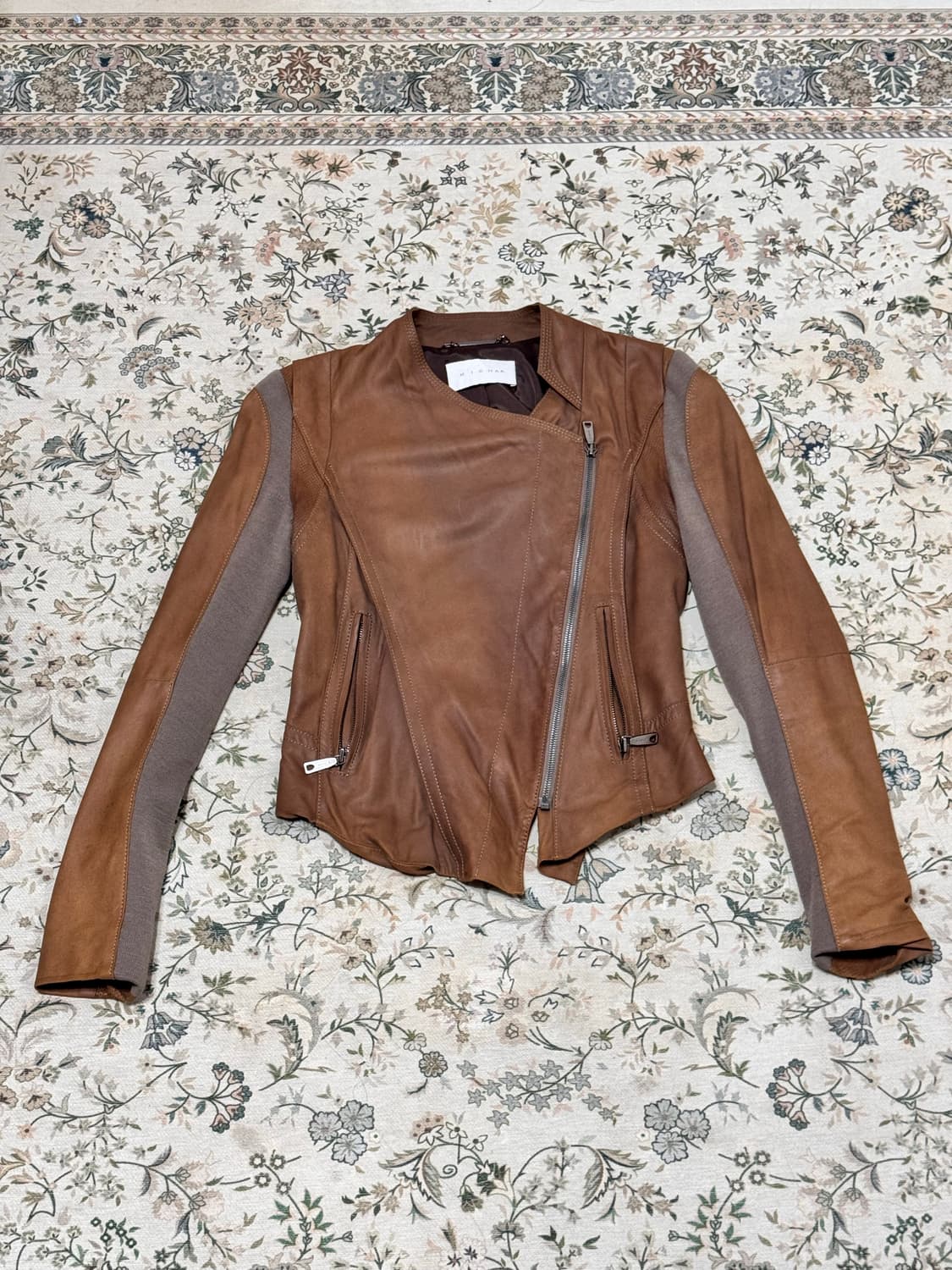 MICHAA  brown goat leather jacket 상품이미지2