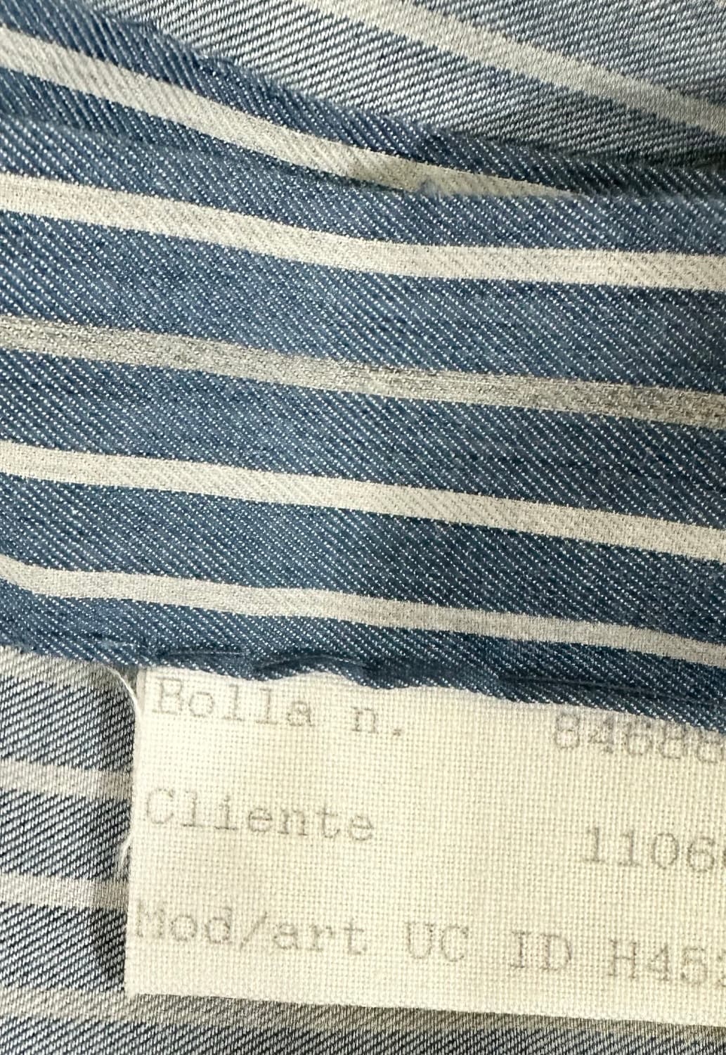 키톤 나폴리 그레이 화이트 스트라이프 셔츠 상품이미지6