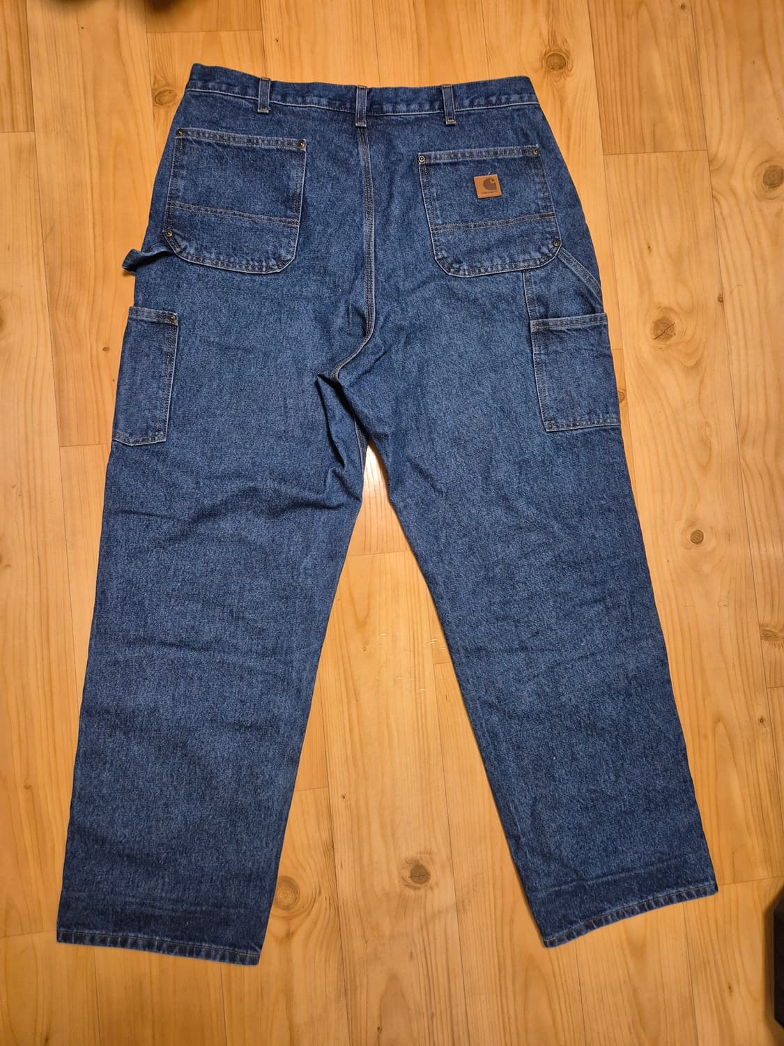 칼하트 더블니 38x32 가죽탭 상품이미지2