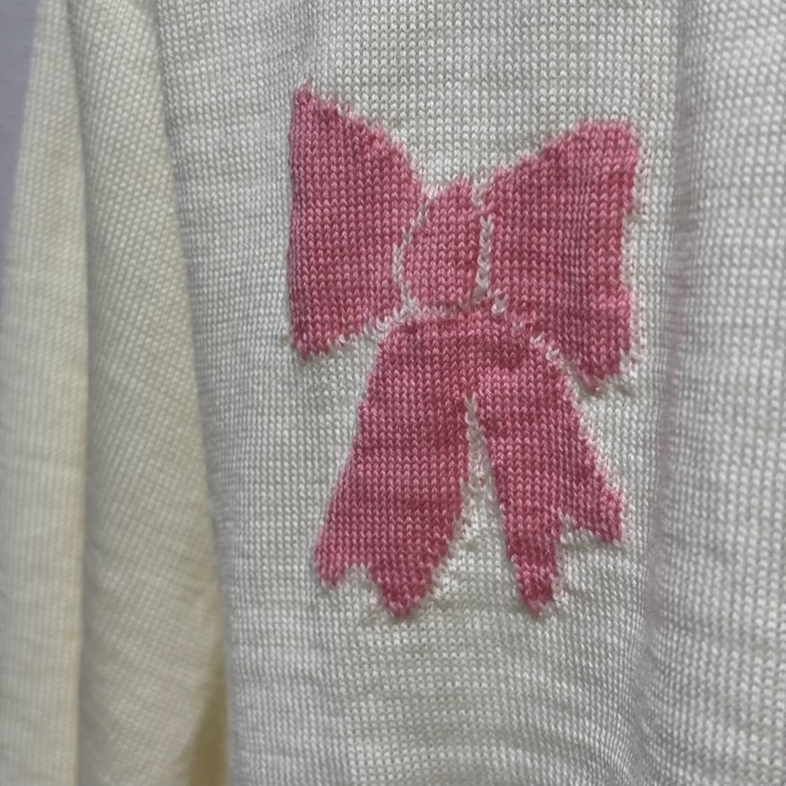 M) 꼼데가르송 걸 리본 가디건 상품이미지3