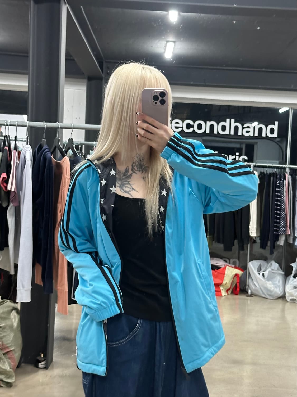 아디다스 리버시블 스타 트랙탑 져지 자켓 바람막이 상품이미지3