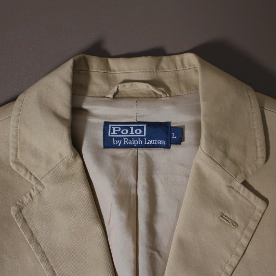 Polo 폴로 랄프로렌 클래식 베이지 치노 블레이저 자켓 상품이미지3