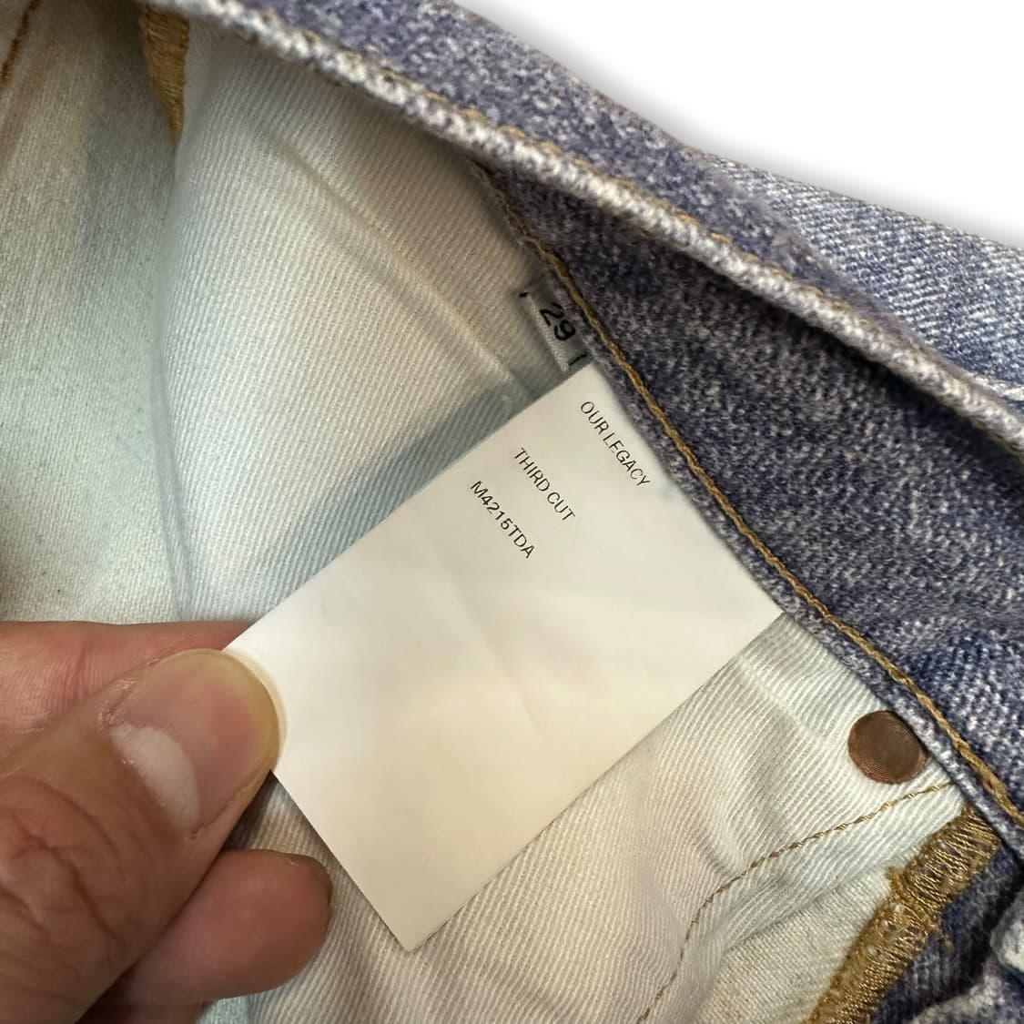 아워레가시 써드컷 디지털 오로라 데님팬츠 상품이미지6