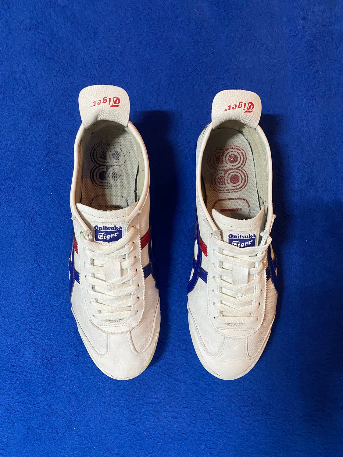 오니츠카 타이거 멕시코 66 화이트 다크블루 285mm 상품이미지3