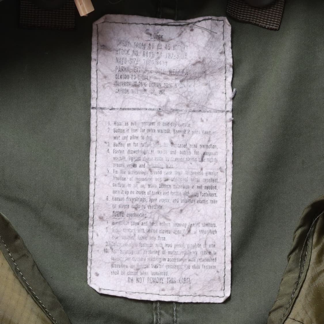 미군 US Military M-65 Fishtail Parka   상품이미지10