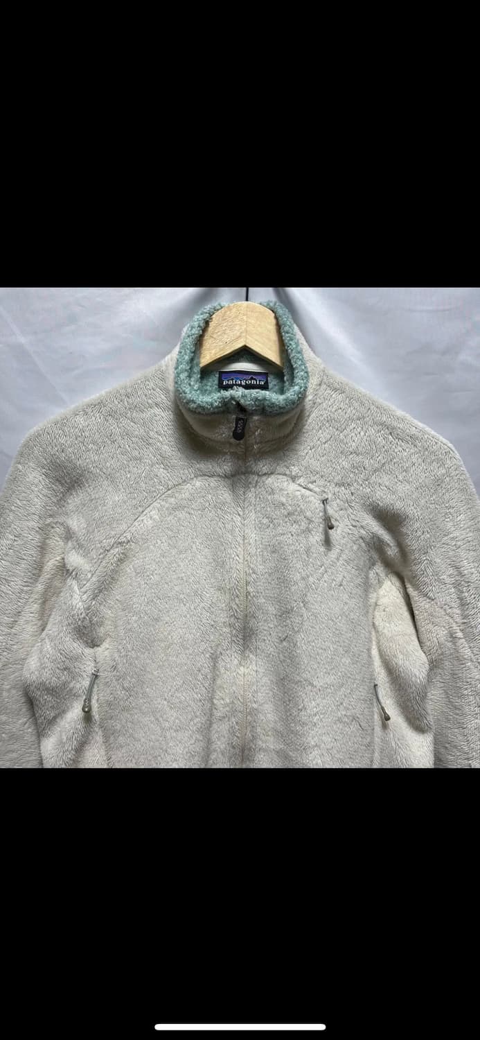 [정품/우먼스S] 파타고니아 여성용 화이트 후리스 상품이미지2