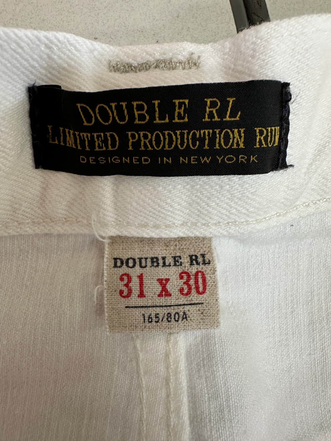 rrl 리미티드 빈파포 화이트 31x30 상품이미지3