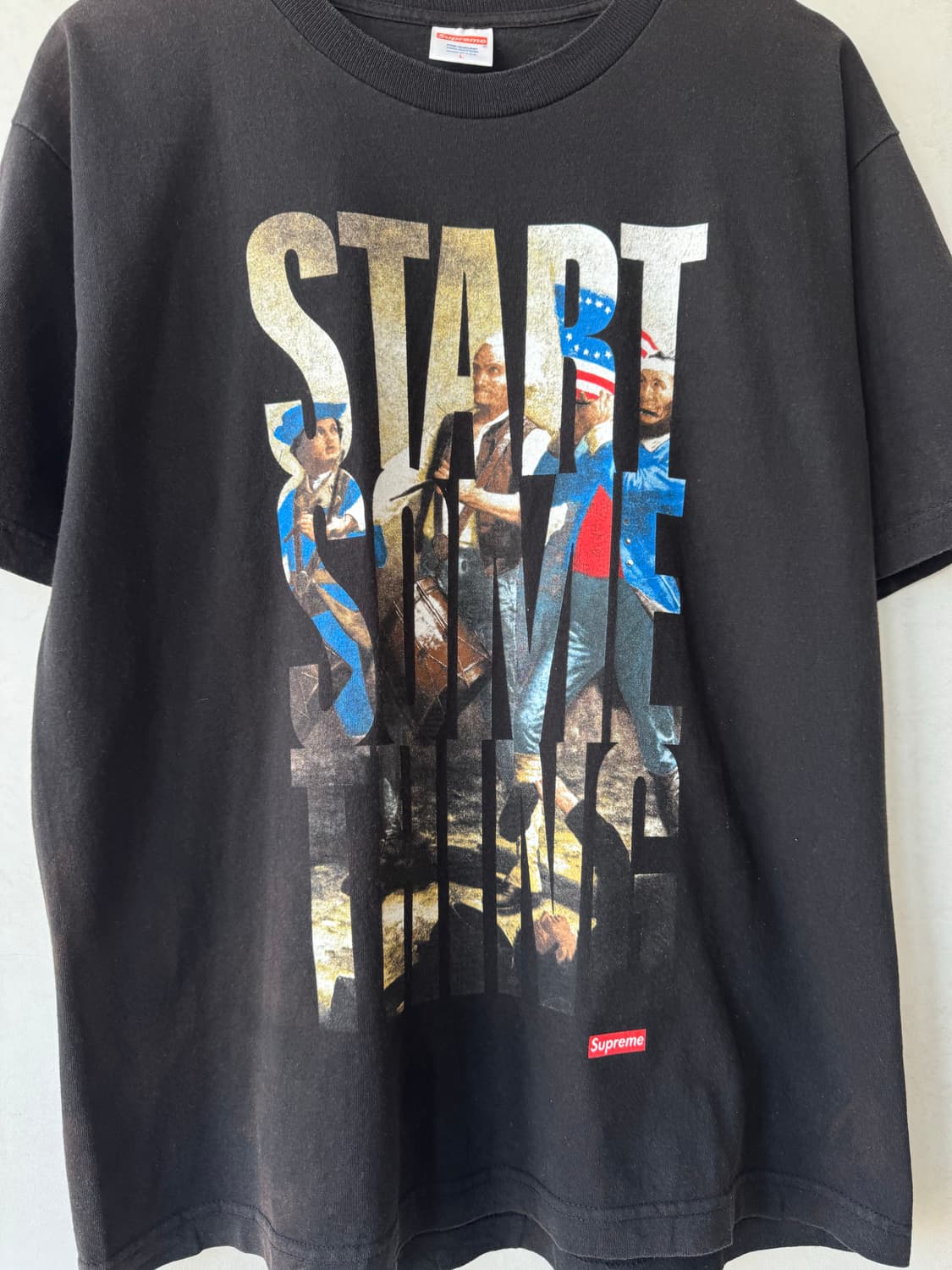 Ss08 슈프림 ‘Start Something’ 티셔츠 상품이미지2