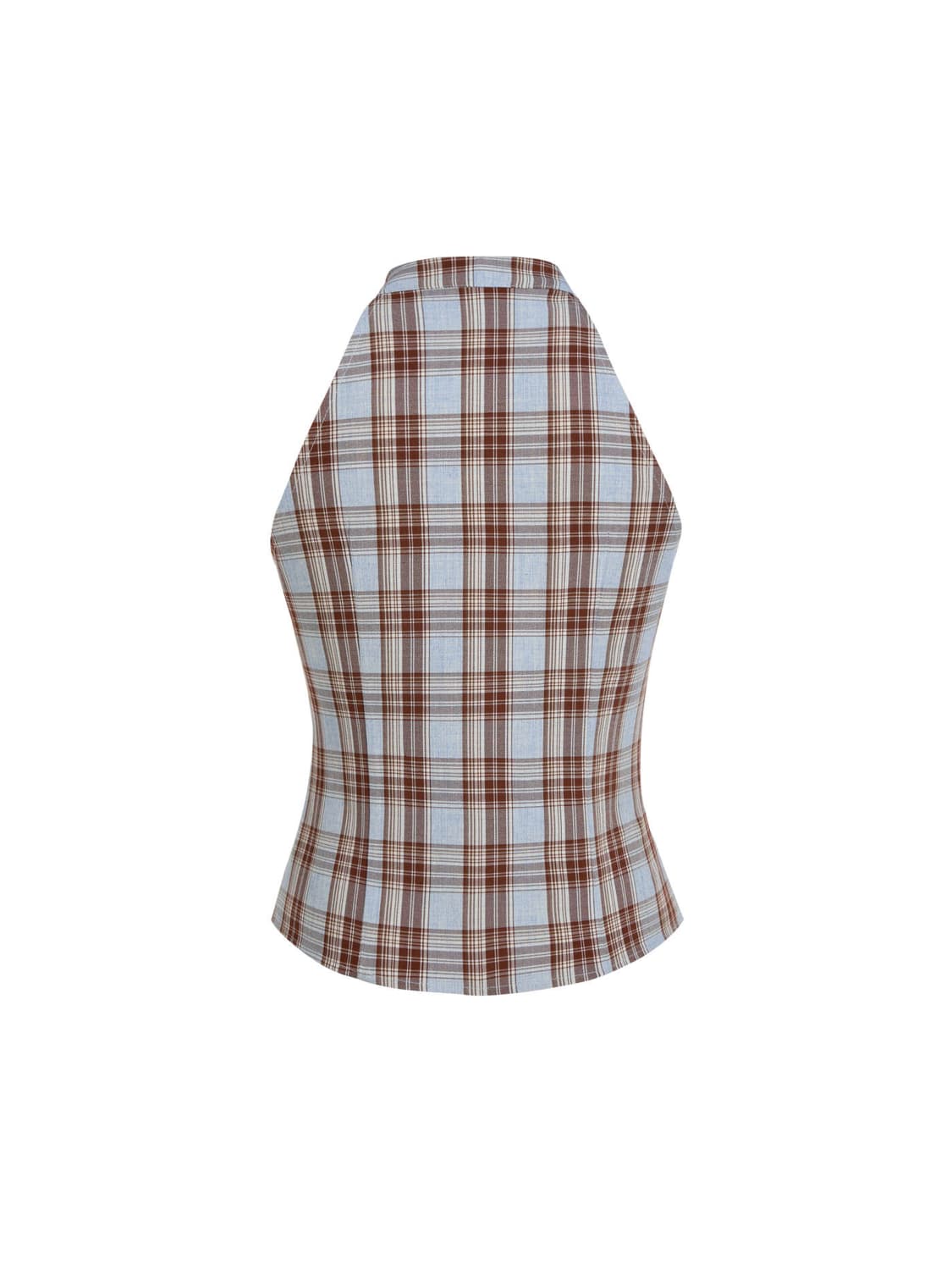 샵사이다 checked halter tank top 상품이미지2