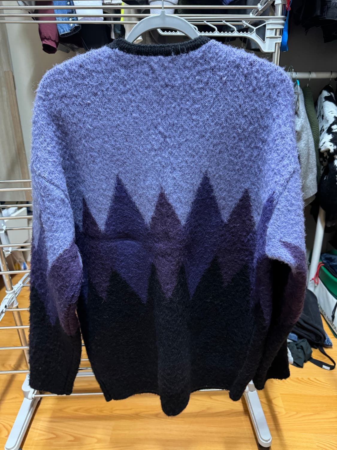 비슬로우 아가일 가디건 라지 상품이미지2